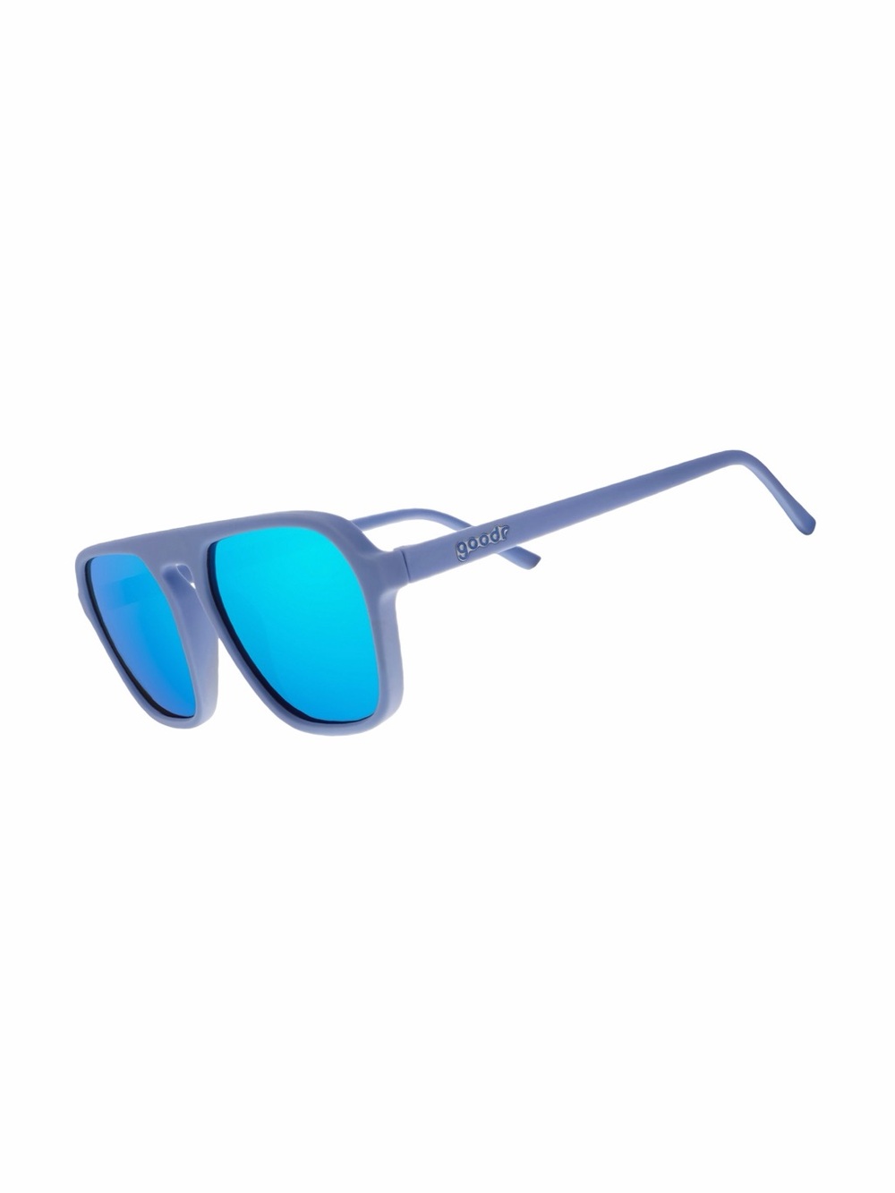 goodr Retro G Roller Rink Royalty Square Sunglasses - Blue - Unisex